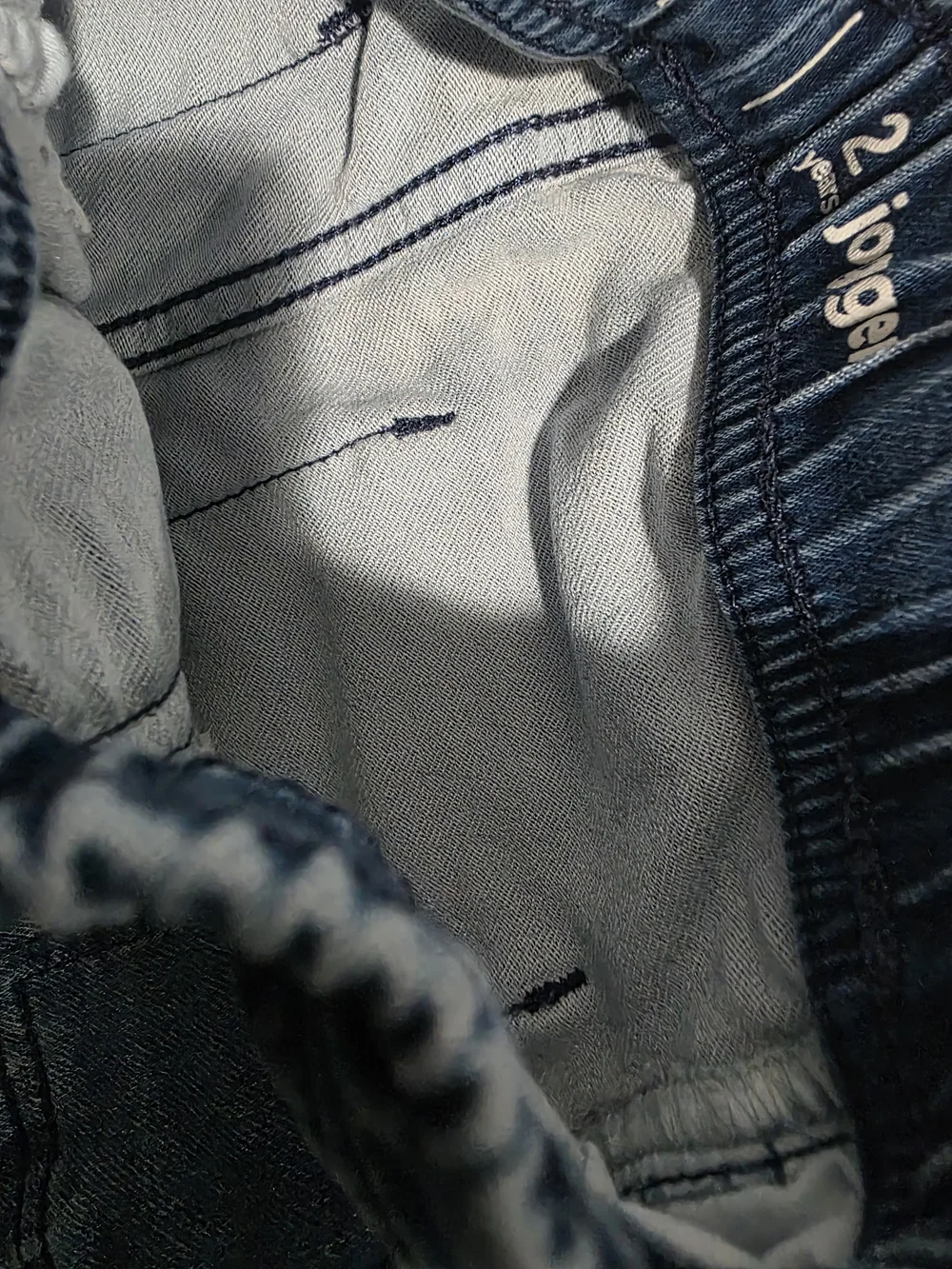Gap Size 2 T Light Wash Elastic Waist Denim Joggers